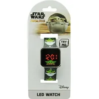 Star Wars The Mandalorian LED digitale Armbanduhr Grün