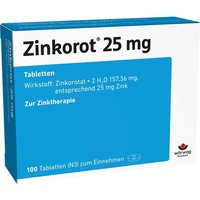 Wörwag Pharma GmbH & Co. KG Zinkorot 25 mg Tabletten