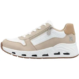 Rieker Sneaker Damen Weite M Beige/Weiß 37