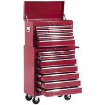Homcom Werkstattwagen Metall 33x113x61,5 cm rot unbestückt