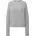 Longpullover Melierter Strickpullover Grau S