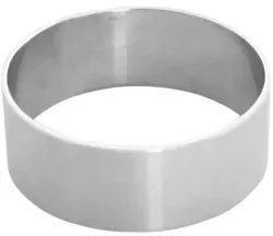 SCHNEIDER Tortenring, Aluminium, nahtgeschweißt 156079 , Durchmesser: 100 mm, Höhe: 20 mm