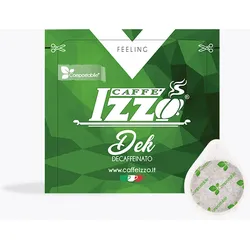 Izzo DEK entkoffeinierte 50 E.S.E. Pads