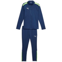 Puma Herren Teamliga Trainingsanzug, Persian Blue-Pro Grün, M