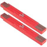 STAHLWERK Zollstock 1. FC Köln Edition 2er Set 2 m Meterstab Gliedermaßstab