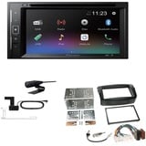 Pioneer AVH-A240DAB Autoradio Bluetooth DAB DVD USB passend für Toyota RAV 4 III 2006-2013 schwarz 2006-2013