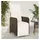 vidaXL Gartensessel 57,3 x 69,5 x 108 cm braun mit Kissen