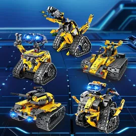 luxuskollektion CUBIMANA Technik Roboter 5-in-1 Fernsteuerung Bauspielzeug