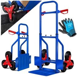 MASKO Sackkarre, Treppenkarre Sackkarre 200kg Transportkarre Treppensteiger blau