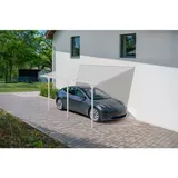 cazeboo - Terrassenüberdachung Carport Kleo 400l300 Aluminium Weiß