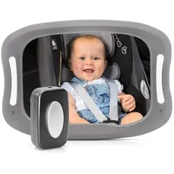 reer Auto-Sicherheitsspiegel BabyView LED mit Licht