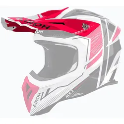 Airoh Aviator Ace 2 Engine, Helmschirm - Rot/Grau