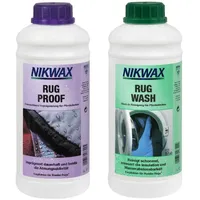 Nikwax Rug Wash Waschmittel und Rug Proof Imprägnierung für