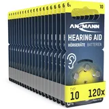 Ansmann Hörgerätebatterien 10 gelb PR70,120 Stück