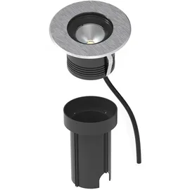 EVN LED-Bodeneinbauleuchte Aluminium, Edelstahl, Glas 1039 lm IP67