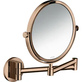 Hansgrohe Rasierspiegel Axor Universal Circular Wandmontage, polished red gold
