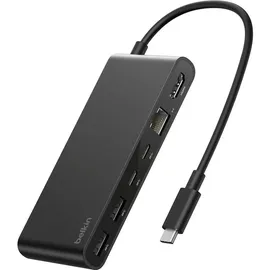 Belkin CONNECT USB-C 8-in-1 Hub Dual USB-C Ports schw.INC024hqBK