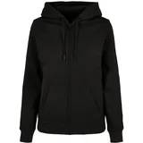 Build Your Brand Basic Reißverschlusspullover Black XL