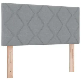 vidaXL Kopfteil mit Hellgrau 90 cm Stoff