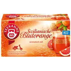 TEEKANNE Sizilianische Blutorange Tee 18 Portionen