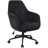 Novel Drehstuhl Anthrazit, Metall, Kunststoff, Textil, Drehkreuz, 63x95x71 cm, Typenauswahl, Sitzfläche 360° drehbar, Arbeitszimmer, Bürostühle, Drehstühle