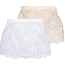 Panty SASSA Gr. 85, weiß (weiß, natur) Damen Unterhosen mit Spitzeneinsatz