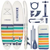 huiike Stand Up Paddling Board 305 x 84 x 15 cm weiß