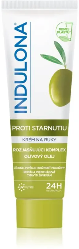 Indulona Olive Handcreme gegen Hautalterung mit UV Filter 75 ml