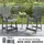 Costway Hoher Adirondack Stuhl Gartenstuhl 85 x 85 x 119 cm grau