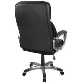 Duo Collection Chefsessel Jesse XXL Kunstleder Schwarz