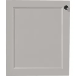 Frontblende NOBILIA ""Cascada", Ausrichtung wählbar", grau (lacklaminat steingrau), B:60cm H:72cm T:1,9cm, MDF, Möbelblenden, für integrierte Kühlgeräte und Waschautomaten, Breite 60 cm