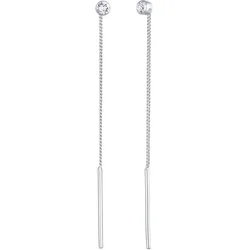 Elli Elli Ohrringe Durchziehen Kristall Basic 925 Silber   Damen 