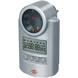 Brennenstuhl Digitale Wochenzeitschaltuhr DT Primera-Line silber