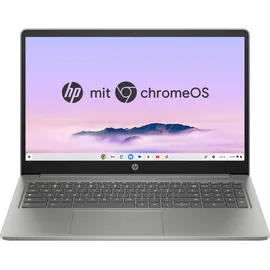 HP Chromebook 15a-nb0225ng Intel CoreTM i3 i3-N305 39,6 cm 15,6" Full HD 8 GB LPDDR5-SDRAM 256 GB Flash Wi-Fi 6 (802.11ax) ChromeOS Silber