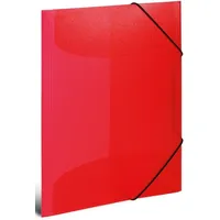 Herma Sammelmappe A4, PP, transluzent rot