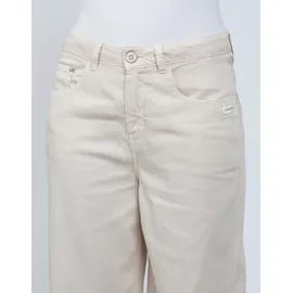 Gang Weite Jeans 94CARLOTTA weiter Fit im bodenlangen Palazzo-Style beige 29