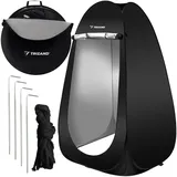 jardibricodeco Duschzelt Pop-Up Schwarz