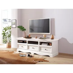 Lowboard HOME AFFAIRE "Melissa", weiß, B:163cm H:55cm T:50cm, Sideboards, Kommode, Breite 160 cm