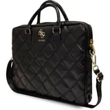 GUESS PU Quilted 4G Metal Logo 15/16 - black