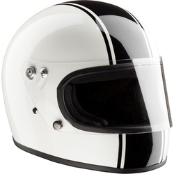 Bandit Integral ECE Motorradhelm, weiss, Größe M für Männer