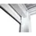 Proregal Seitenwand für Pergola 3x3 m 2,05 x 2,70 m Weiß