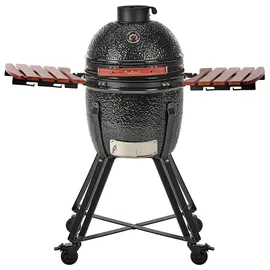 Beliani KAMADO Keramik schwarz