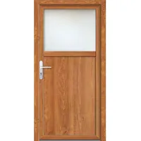 Meeth Nebeneingangstür »ProM 01«, golden oak, nach Außen öffnend - goldfarben