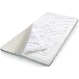 Stendebach Topper STENDEBACH "Topper Softtop Luxus TENCELTM Latex, 90x200cm und weitere Größen", grau, B:100cm H:8cm L:200cm, Latex, Topper, Allergiker geeignet (Hausstauballergiker), Feuchtigkeitstransport