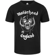 Metal Kids Motörhead (England) - Kinder T-Shirt schwarz weiß, 116