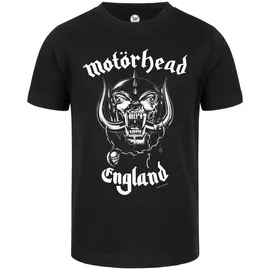 Metal Kids Motörhead (England) - Kinder T-Shirt schwarz weiß, 116