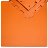 Eyepower 12mm Trainingsmatte mit Rand - 90x90cm Bodenschutz-Matte