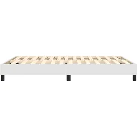 vidaXL Boxspringbett 140 x 200 cm Weiß