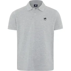 Poloshirt mit Label-Stickerei M