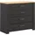 Forte Kommode Bohol 101,4 x 87 x 42 cm Schwarz